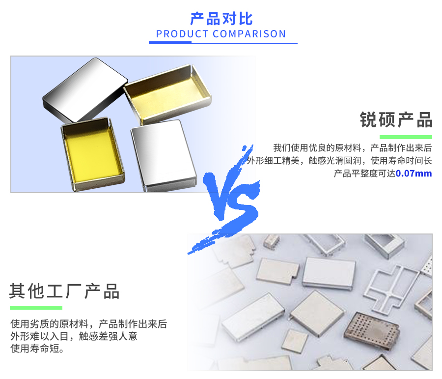 洋白铜手机屏蔽罩