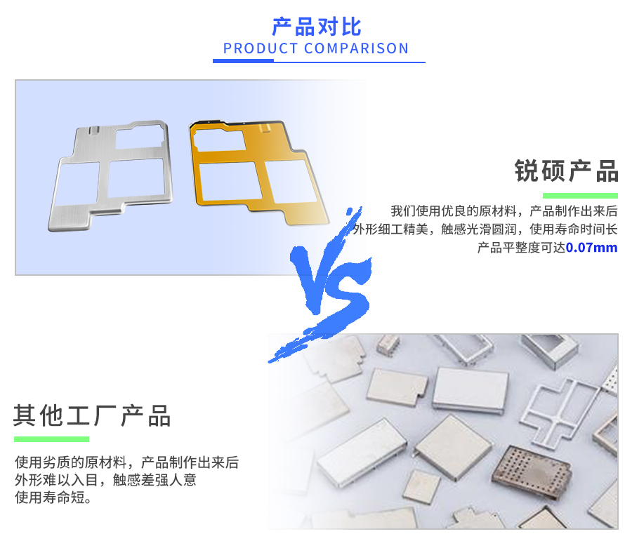 洋白铜屏幕屏蔽罩