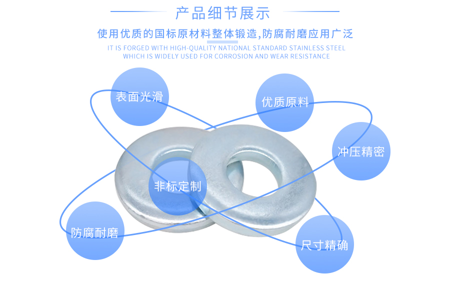 碳钢镀锌重型平垫圈