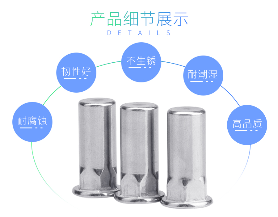 六角厚拉铆螺母