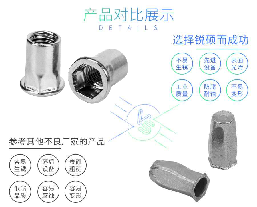 六角厚头拉铆螺母