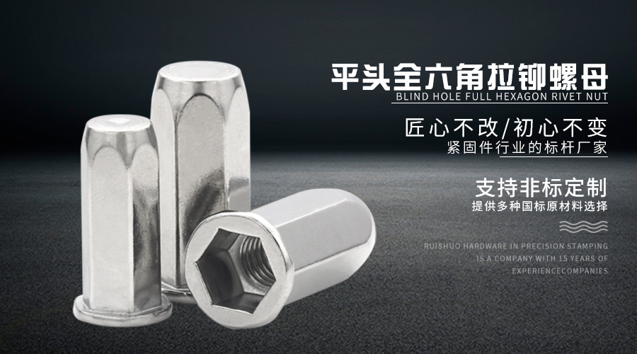 平头全六角拉铆螺母