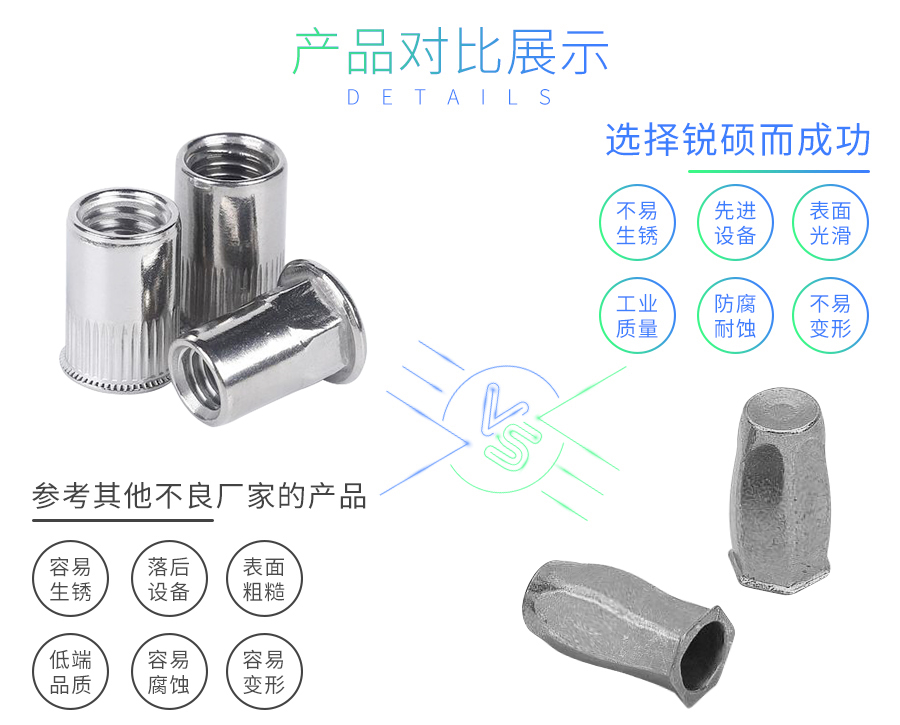 不锈钢304拉铆螺母